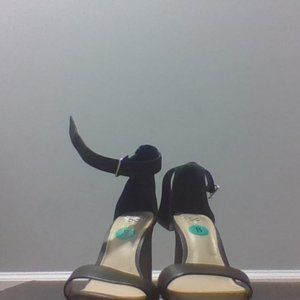women high heels black size 8